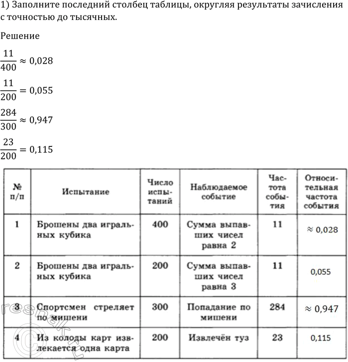 Изображение 1173 Заполнить последний столбец таблицы, округляя результаты вычислений с точностью до...