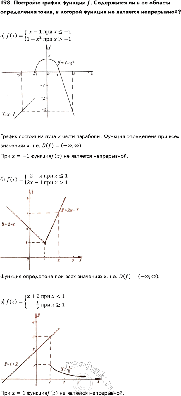 Изображение Упр.198 ГДЗ Колмогоров 10-11 класс