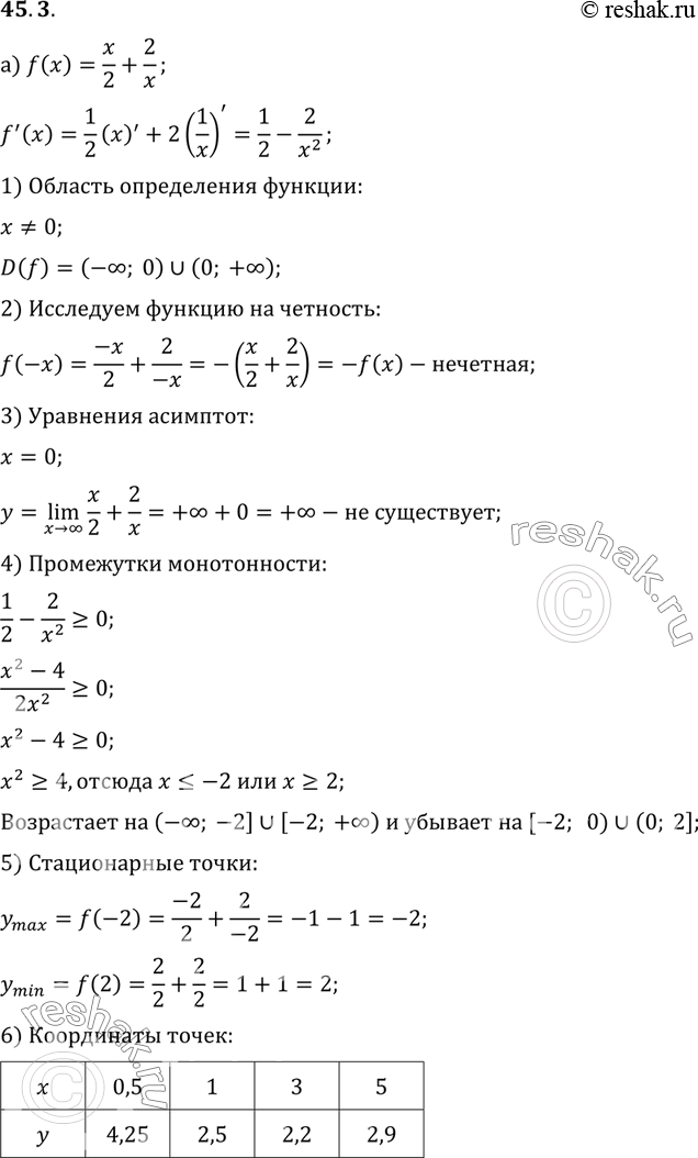 Изображение Упр.45.3 ГДЗ Мордковича 10 класс профильный уровень