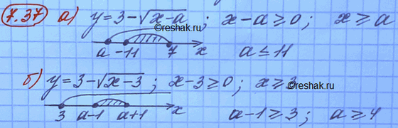 Изображение Упр.7.37 ГДЗ Мордковича 10 класс профильный уровень