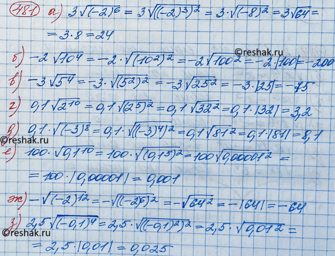 Изображение Сравните числа:  а) корень 7,5 и корень 7,6;  б) корень 0,1 и корень 0,01;  в) корень 1/3 и корень 0,3;  г)...