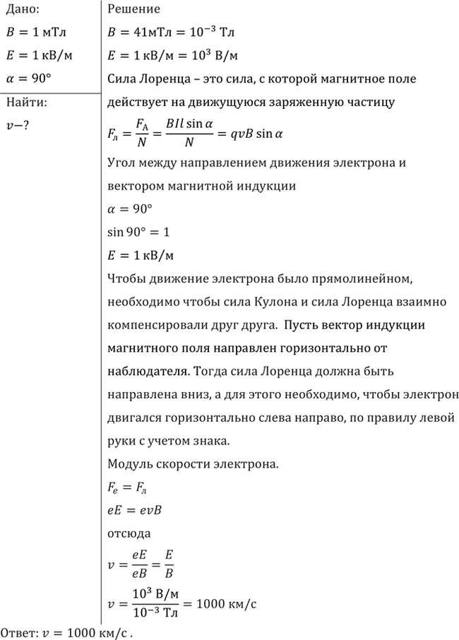 Изображение Линии напряженности однородного электрического поля и линии индукции однородного...