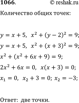 Изображение Упр.1066 ГДЗ Атанасян 7-9 класс по геометрии