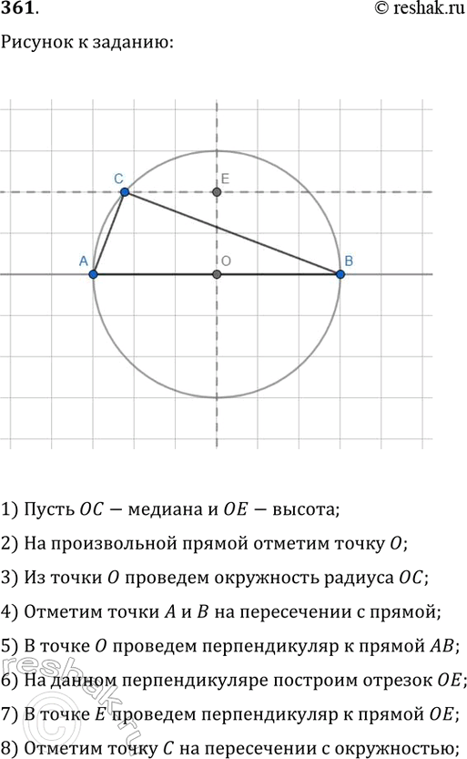Изображение Упр.361 ГДЗ Атанасян 7-9 класс по геометрии