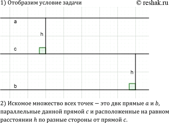 Изображение Постройте равнобедренный треугольник: а) по боковой стороне и углу, противолежащему...