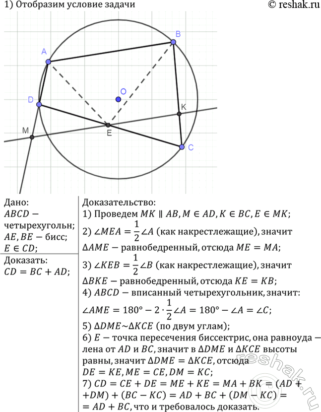 Изображение Докажите,	что	если	 векторы а и b не коллинеарны,	то:	а) векторы а + b и	а-b не коллинеарны; б)...