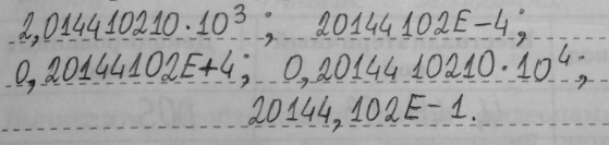 Изображение 66. Запишите число 2014,410210 пятью различными способами в нормальной форме:   ...