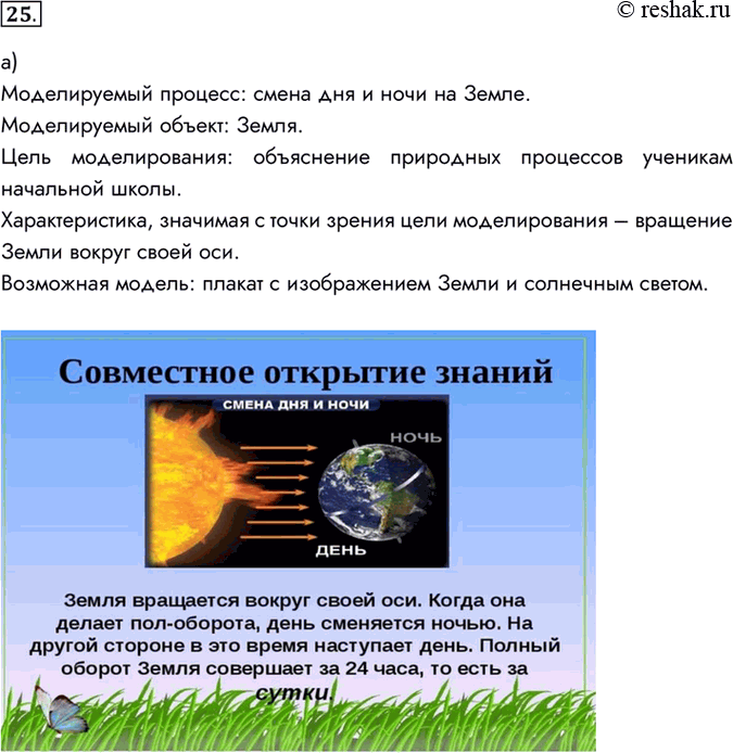 Изображение 25. Baм необходимо объяснить некоторые природные процессы ученикам начальной школы. Для...