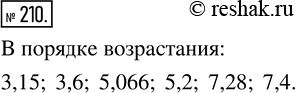 Изображение Упр.210 Вариант 1 Дидактические материалы ГДЗ Мерзляк Полонский 5 класс
