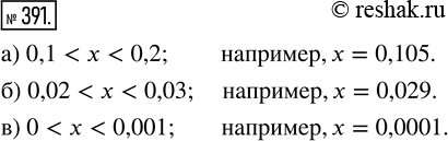 Изображение ﻿Назовите какое-либо число, расположенное на координатном луче:  а) между числами 0,1 и 0,2;  б) между 0,02 и 0,03;  в) левее 0,001, но правее...