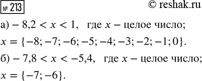 Изображение Задание 213 Вариант 2 Самостоятельная работа ГДЗ Дидактические материалы Чесноков 6 класс