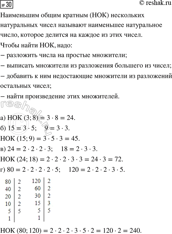 Изображение Задание 30 Вариант 4 Самостоятельная работа ГДЗ Дидактические материалы Чесноков 6 класс